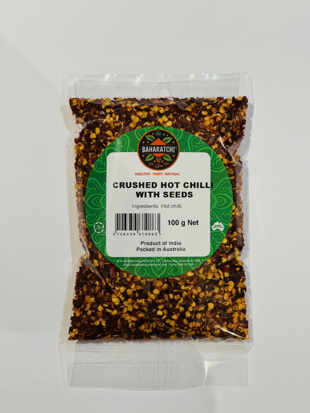 Crushed Hot Chilli With Seeds